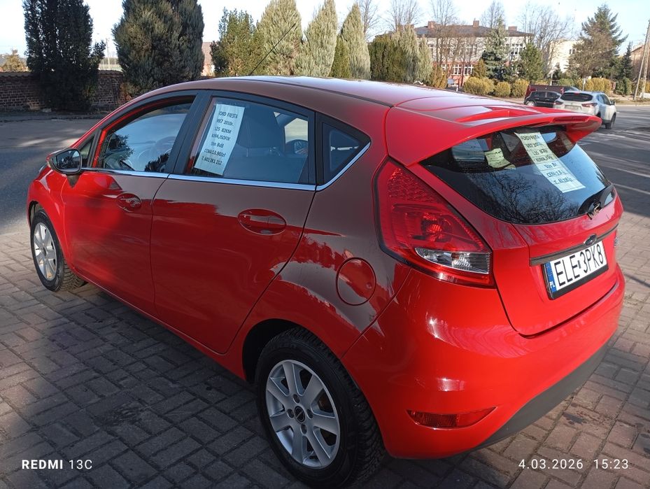 Ford Fiesta 2010 1.25 82KM Śliczna 5-drzwiowy Hatchback Alu 15