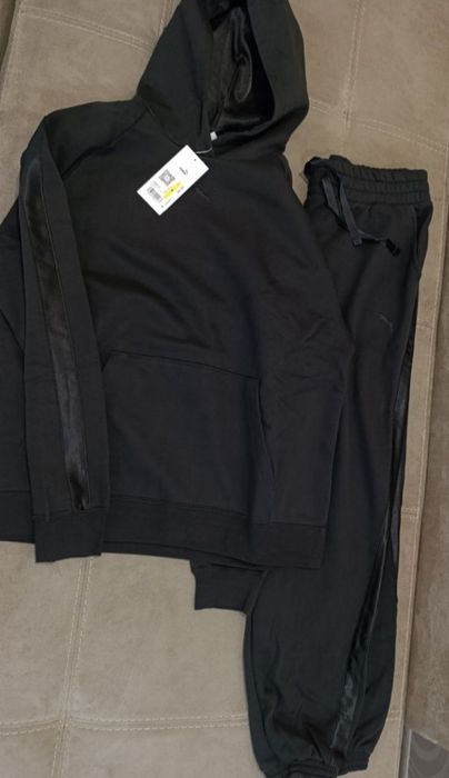 оригінал теплий костюм Puma S,M синій,рожевий,чорний