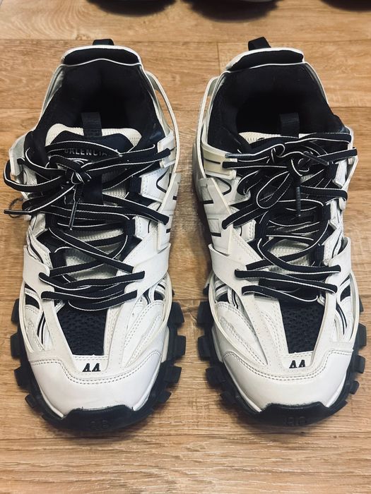Balenciaga Track Sneaker White Black 44 Кросівки Баленсіага Трек траки Білі Чорні Нові Чоловіче Взуття 1 New