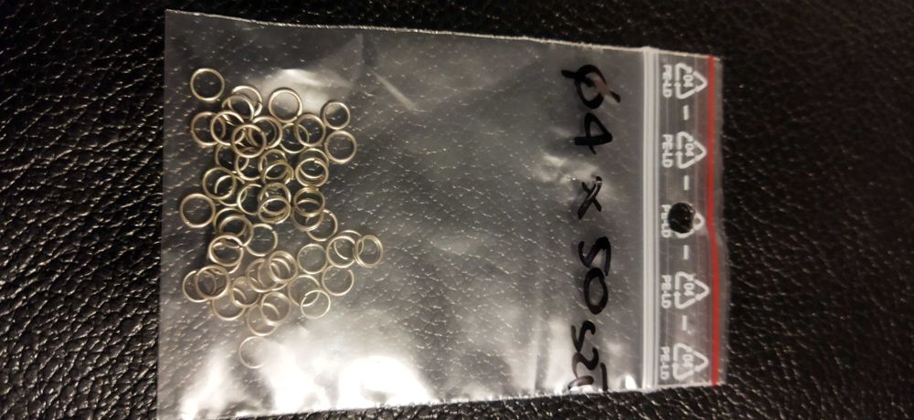 Kółeczka łącznikowe 4mm - 50 sztuk