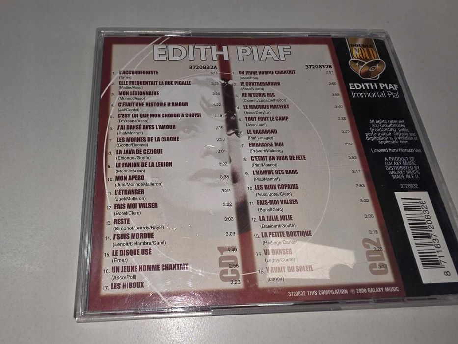 Edith Piaf. 3 płyty CD+ GRATIS
