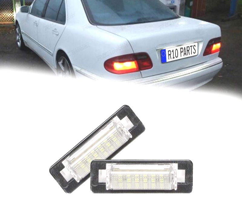 LUZES MATRÍCULA MERCEDES W210 SEDAN W202 SEDAN LED