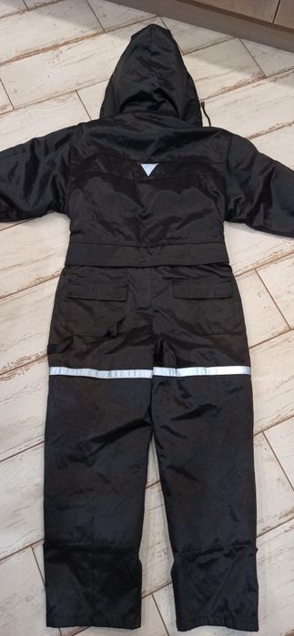 Zimowy czarny kombinezon dla chłopca 12lat