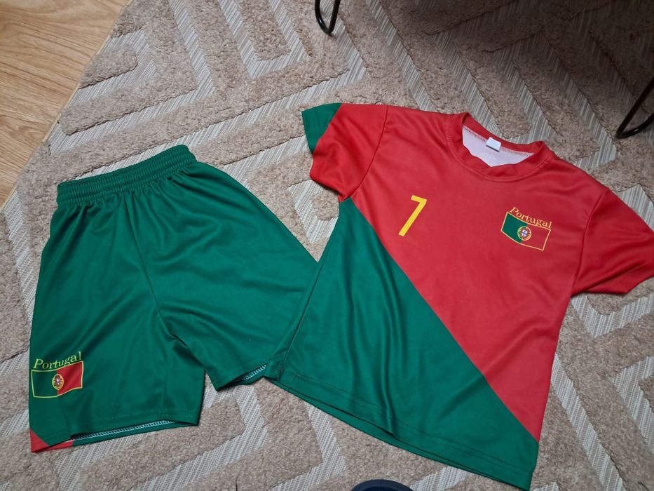 Strój piłkarski Ronaldo Portugalia rozm 122