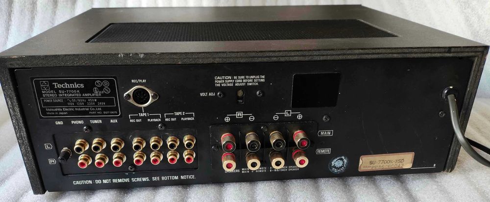 Wzmacniacz HiFi TECHNICS SU-7700K