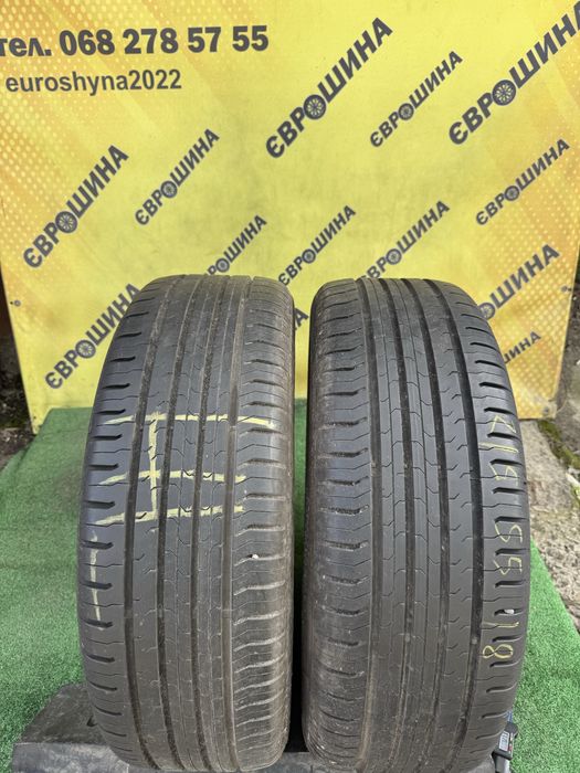 Шини Continental ContiEcoContact 5 215/55r18 Літо Склад б/у