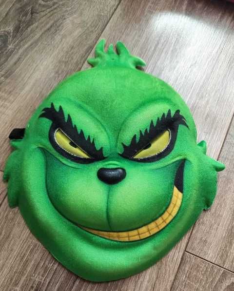 Maska grinch mikołaj przebranie kostium grinchmas