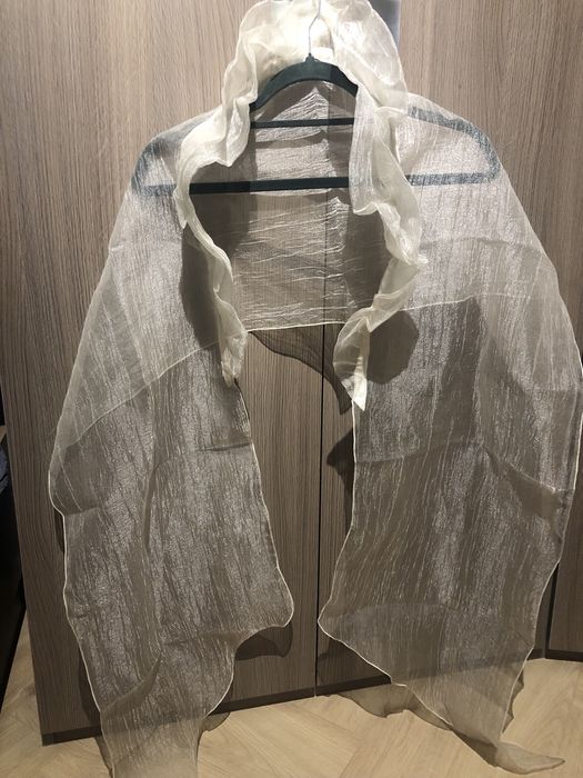 Szal, narzutka, poncho eleganckie, studniówka, wesele