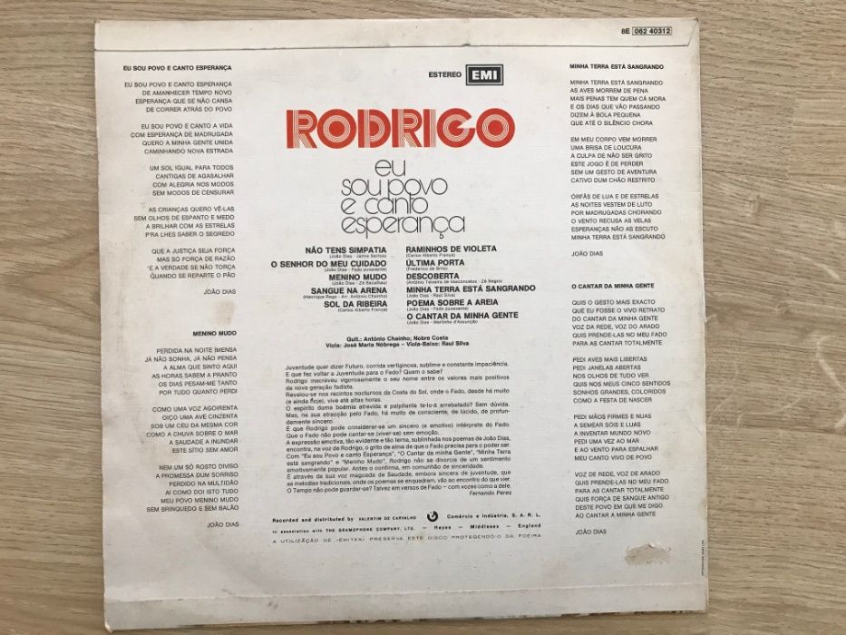 Vinil "Rodrigo"