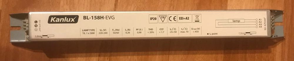Електронний баласт Kanlux BL-158-EVG