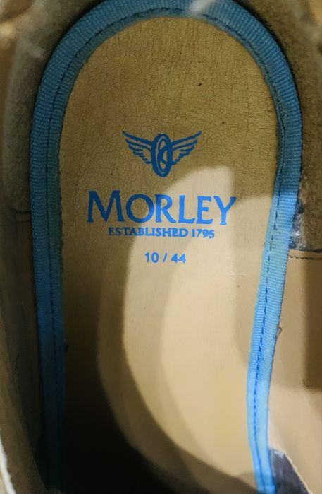 Фірмові шкіряні туфлі броги Morley 44 р. устілка 29 см.