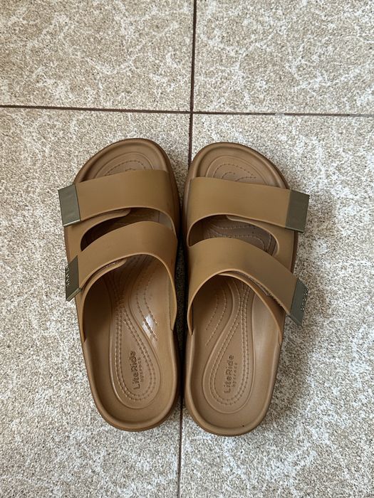 Crocs literide шльопанці на платформі 38р