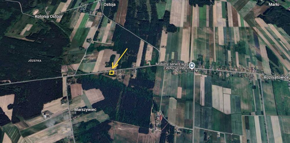 Sprzedam działkę budowlaną około 1400 m2