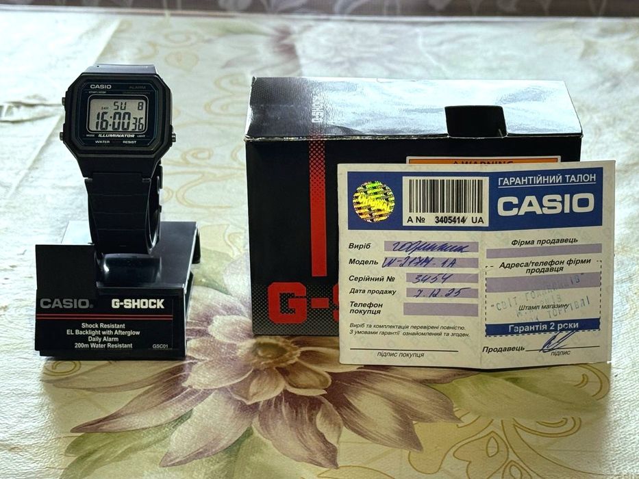 Годинник НОВИЙ НА ГАРАНТІЇ Casio W 217