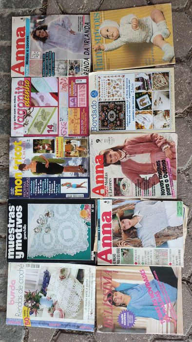 Lote 50 Revistas de Lavores e Moda