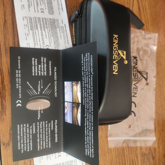 Окуляри сонцезахисні з поляризацією Kingseven. Очки.