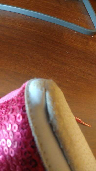 Buciki kapcie   17/18 z cekinami