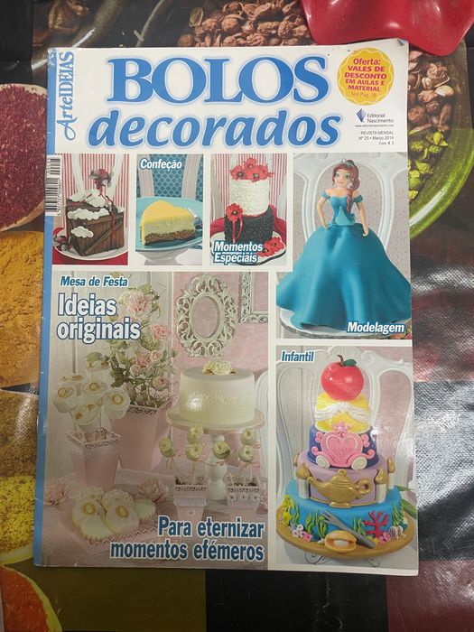 Revistas de bolos decorativos