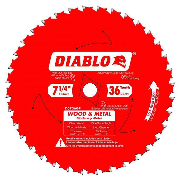 Диск Freud Diablo D0724 D0624 24 зуба D0740 40 зубів