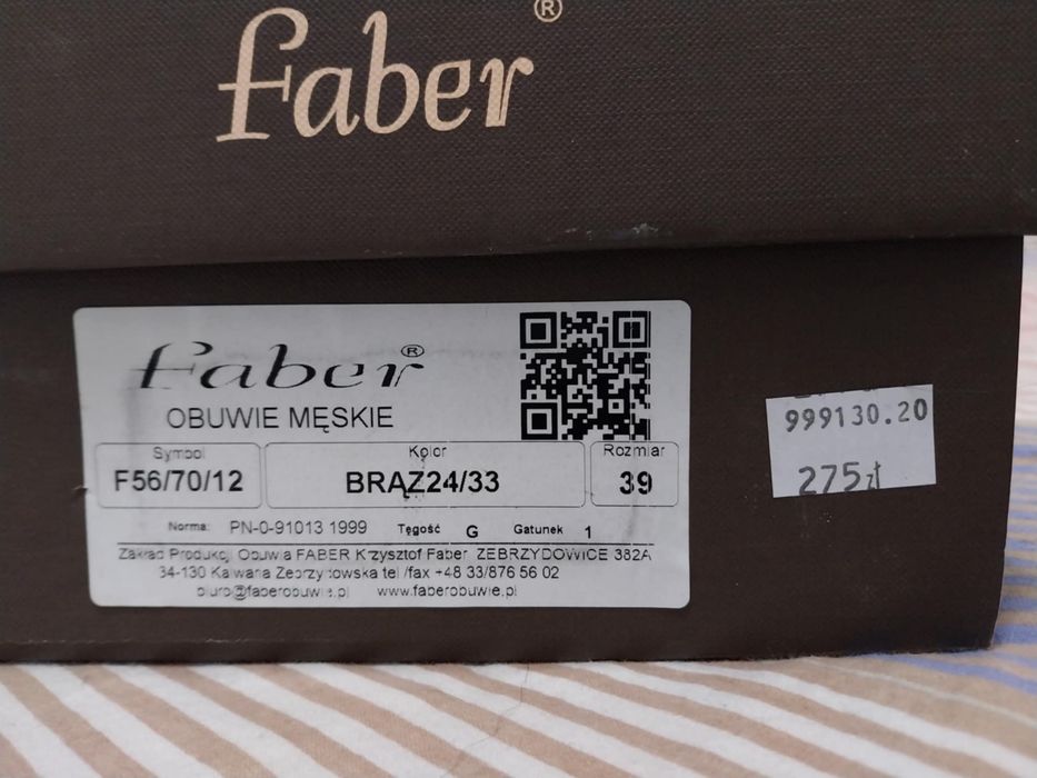 Buty meskie skorzane rozmiar 39