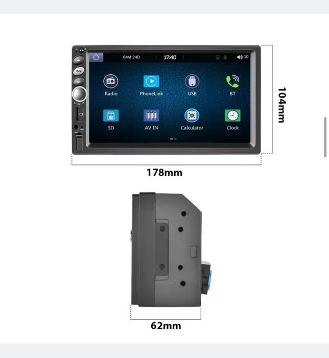 Radio 7 cali dotykowe