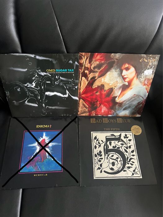 Платівки Bad Boys Blue, Enya, OMD