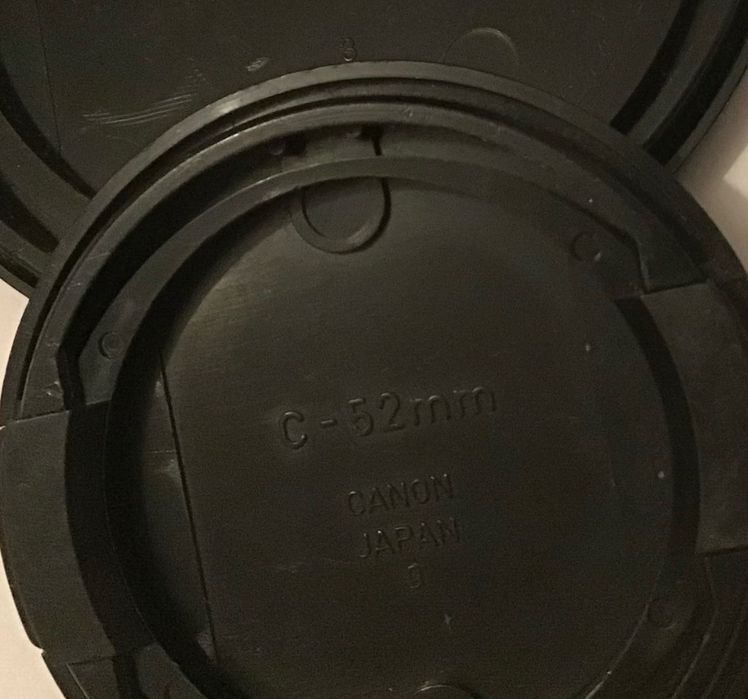 Tampas de objetivas varias marcas