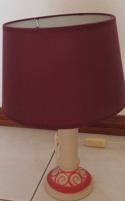 Par de candeeiros de mesa de cabeceira