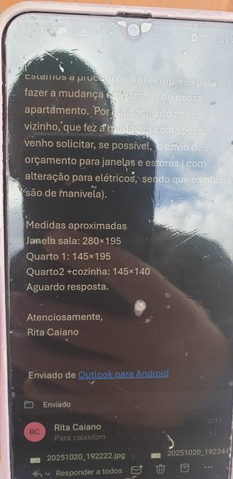Descrição  das janelas na foto...