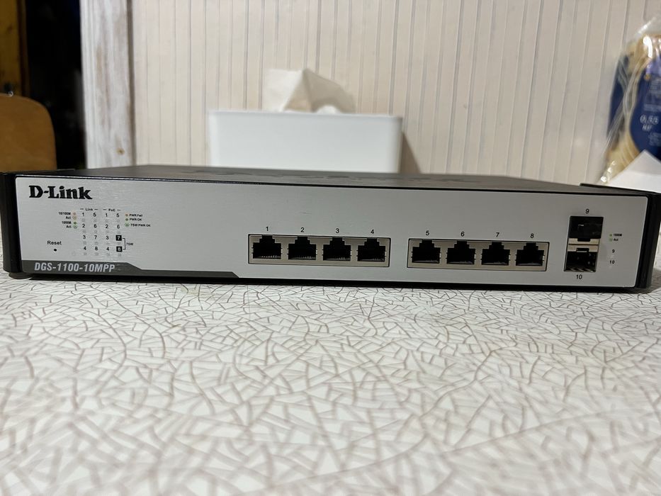 Комутатор D-Link DGS-1100-10MPP