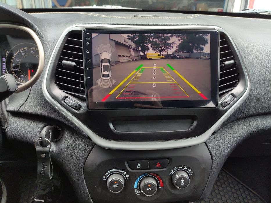 Новая магнитола для Jeep Cherokee 2014-2018 QLED c 4G 8 ядерный.