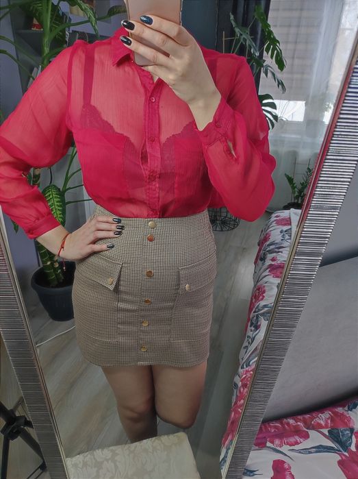 Koszula transparentna