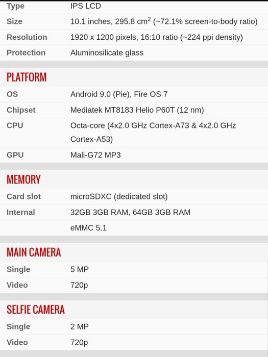 Amazon Fire HD 10 Tablet, 32 GB, 2021 Model64584818529154123