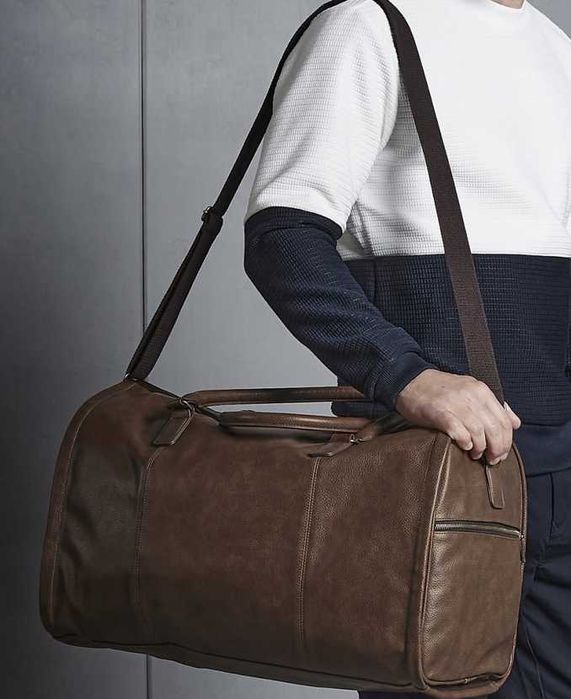 Torba skórzana podróżna elegancka