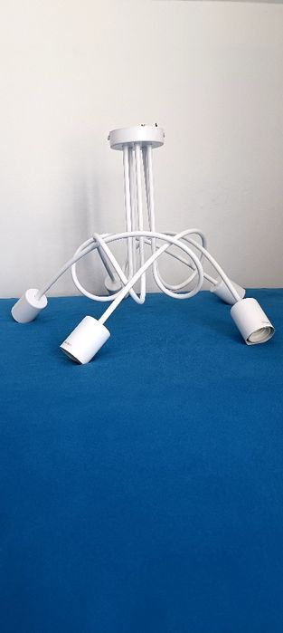 Lampa sufitowa  loft biała