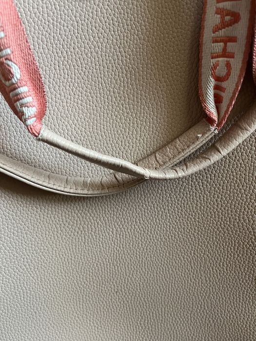 Michael Kors torba shopper shopperka do ręki na ramionach beż