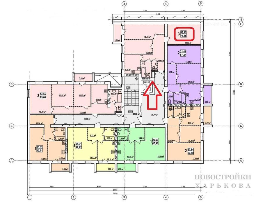 Продам 2к в новострое ЖК Мира. м.Индустриальная. ХТЗ. Е-программы.Q