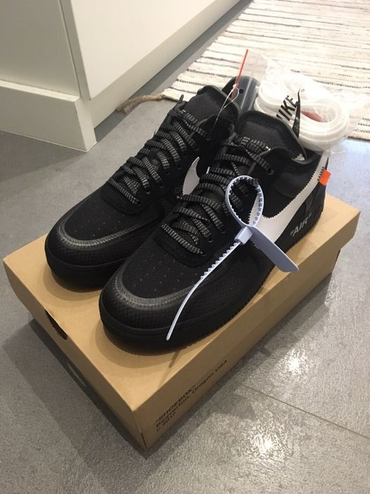 NIKE AIR FORCE 1 LOW X OFF WHITE rozm. 44.5 (AO4606 - 001)