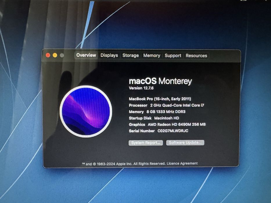 Apple MacBook Pro 15 early 2011