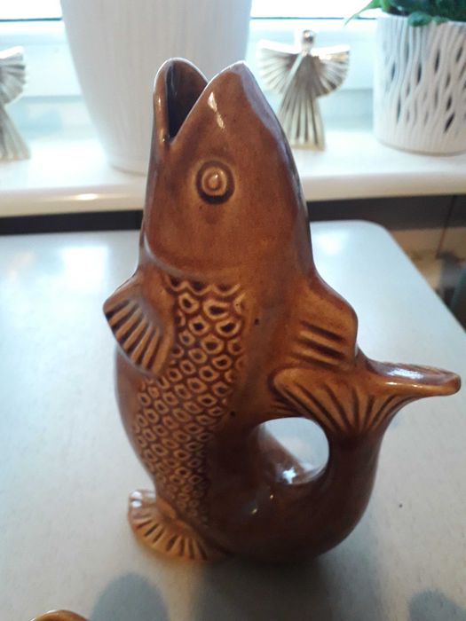 Karafki ceramiczne Mirostowice Ryby 2 KOMPLETY