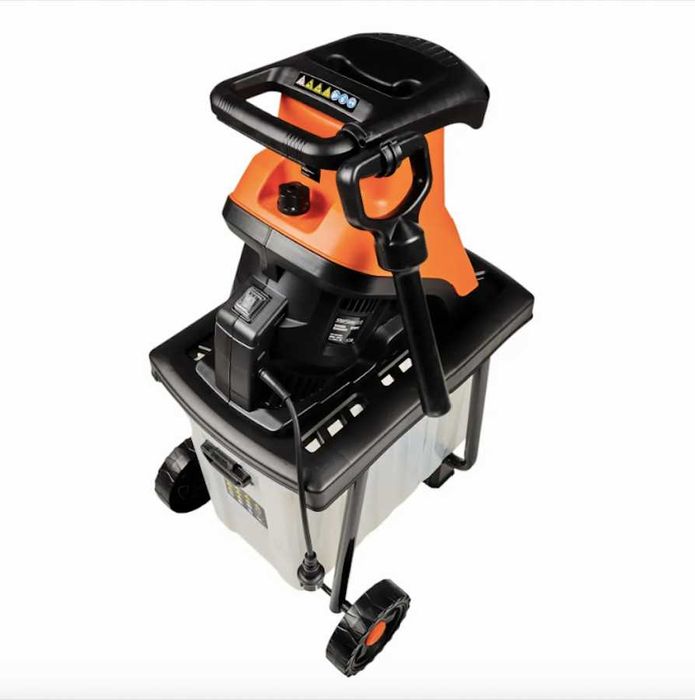 Подрібнювач гілок KRAFT DELE измельчитель веток дробілка електричний