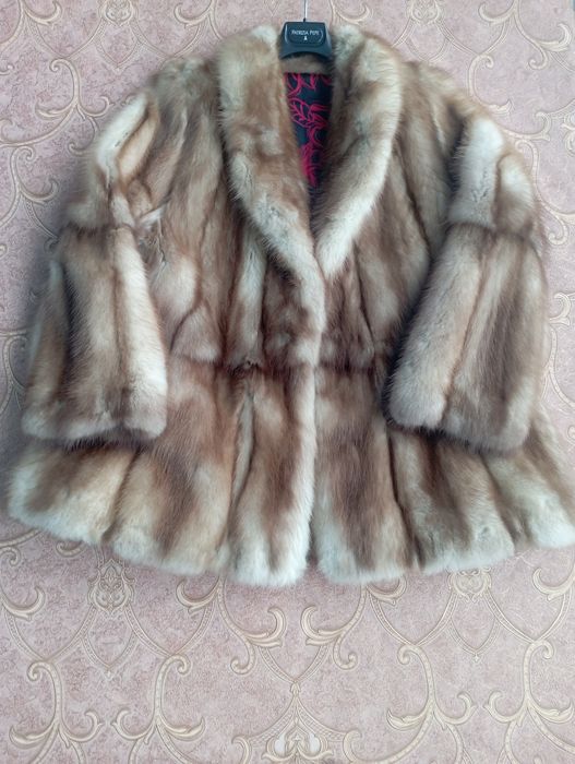 Шуба соболь канадский не норка большой размер