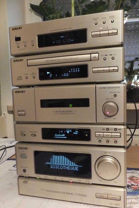 Sony MHC-7700 kultowa japońska wieża+kolumny!