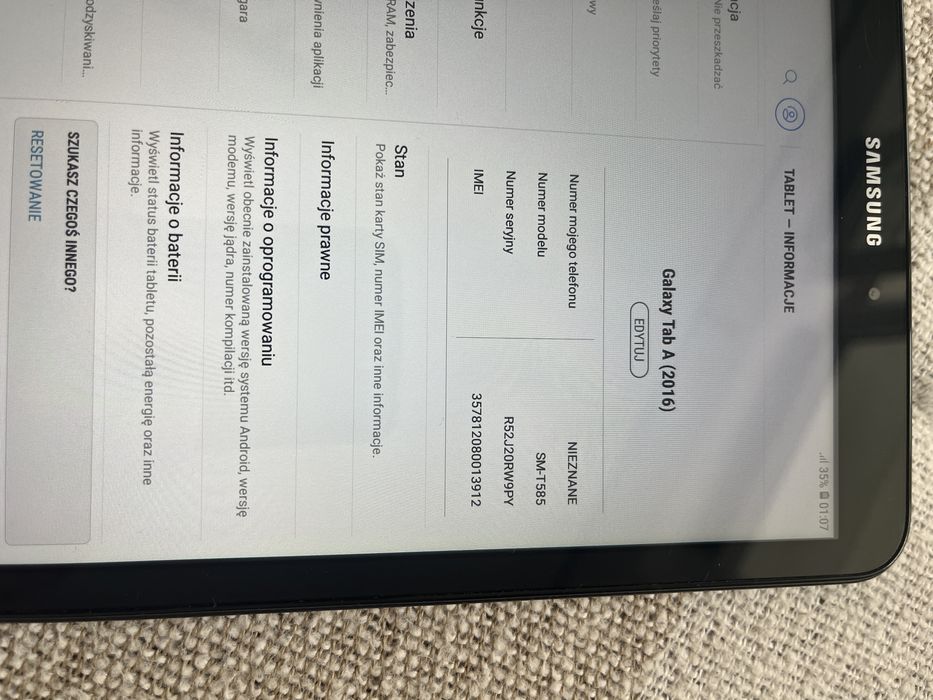 Samsung Galaxy Tab A 10.1 32 GB LTE