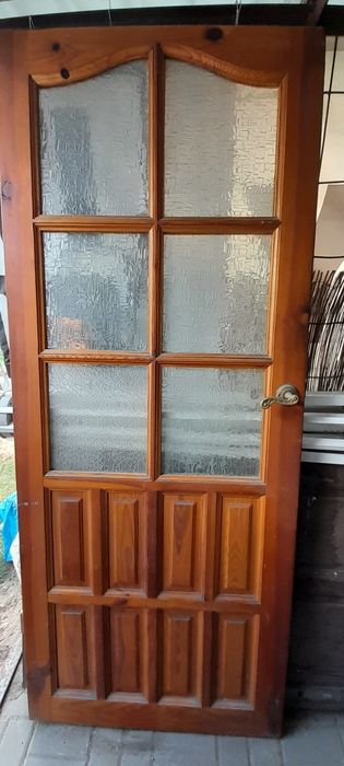 Drzwi sosnowe wewnętrzne skrzydło 80cm