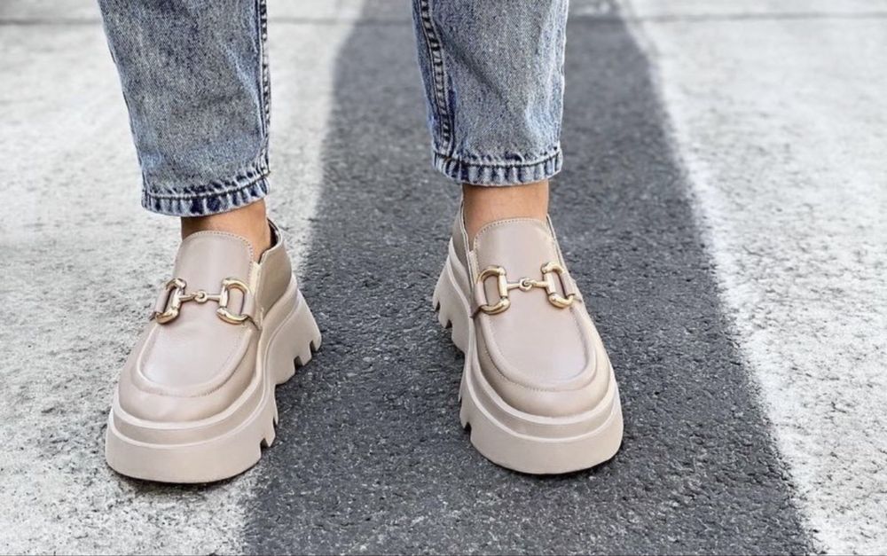 Шкіряні жіночі мокасини нові (40р, 25см)