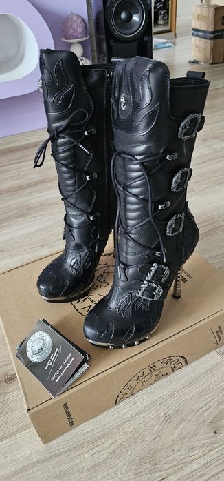New rock buty damskie 40 ITALI NEGRO, NOMADA NEGRO