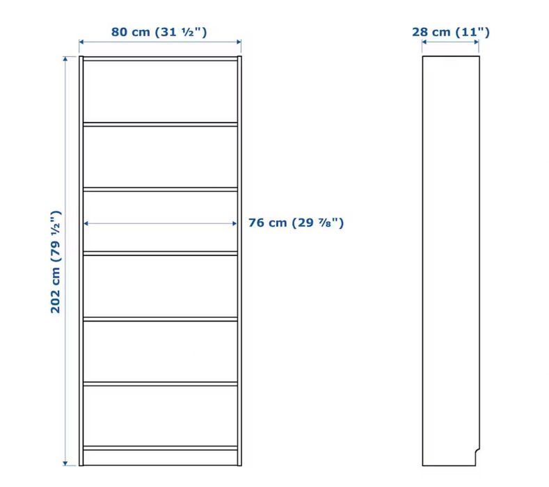 BILLY - Estante - Mobiliário de Escritório IKEA em Bom Estado