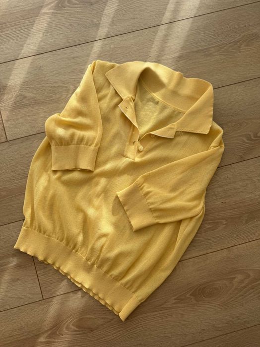 Жіноче вершково-жовте поло NOIR від Otaje