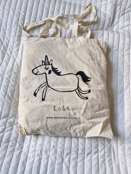 Chusta do noszenia Roar Wraps Les Oursons niedźwiedzie bawełniana nowa